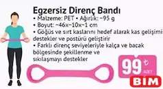 NORTH PACİFİC EGZERSİZ DİRENÇ BANDI fiyat ve kampanya bilgisi
